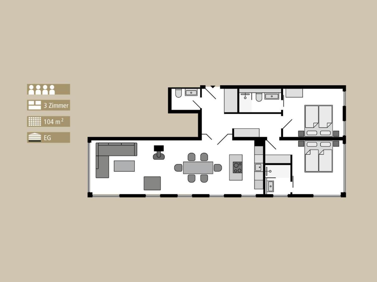 Strandvillen Binz - Ferienwohnung Mit 2 Schlafzimmern Und Terrasse Pva-01 Extérieur photo